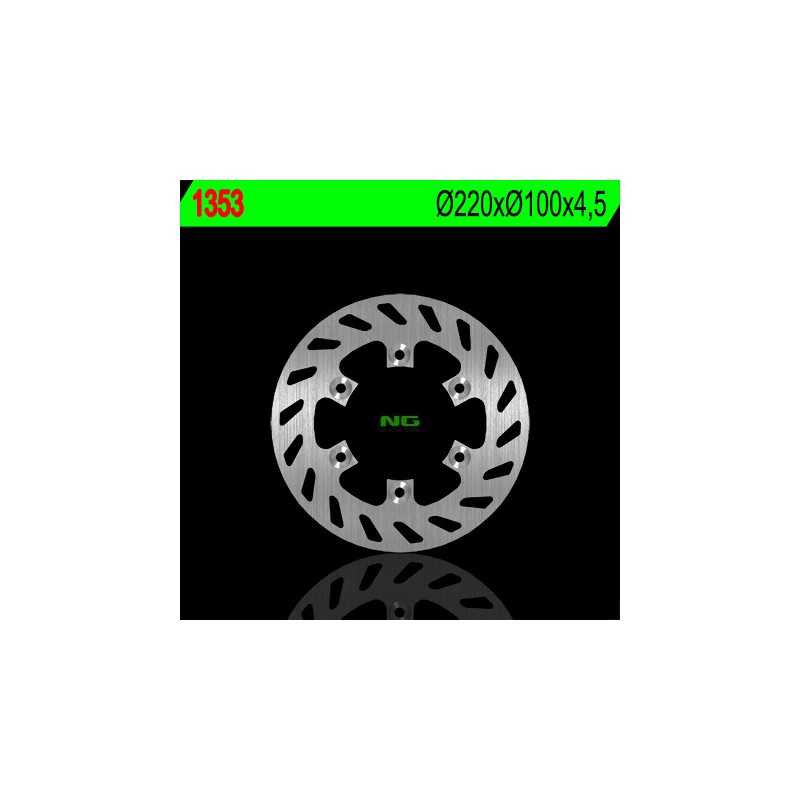 NG TARCZA HAMULCOWA TYŁ KAWASAKI KDX 125 '90-'99, KDX 250 '91-'93, KDX 220 '94-'96 (220X100X4,5) (6X10,5)