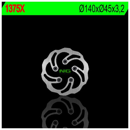 NG TARCZA HAMULCOWA TYŁ KTM SX 50 '08-'13 (140X45X3,2) (5X6,5) WAVE