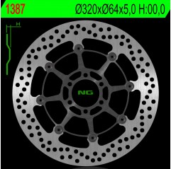 NG TARCZA HAMULCOWA PRZÓD BMW S 1000R/RR/XR 13-18, MOTO GUZZI CALIFORNIA 1400 13-18 (320X64X5,0MM) (6X8,5MM)