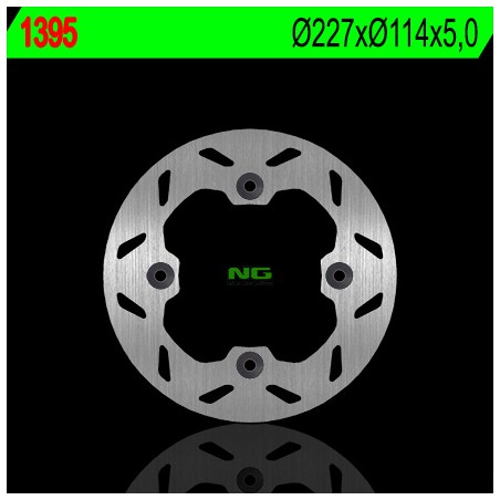 NG TARCZA HAMULCOWA PRZÓD POLARIS RANGER 500/570/700/800/900 '09-'14 (227X114X5) (4X14,3MM)