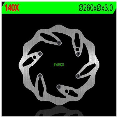 NG TARCZA HAMULCOWA PRZÓD KTM / HUSABERG (260X-X3,5 / 3 / 3) WAVE