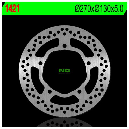 NG TARCZA HAMULCOWA TYŁ KAWASAKI VN 900 CUSTOM '06-'09 (270X130X5) (5X10,5MM)