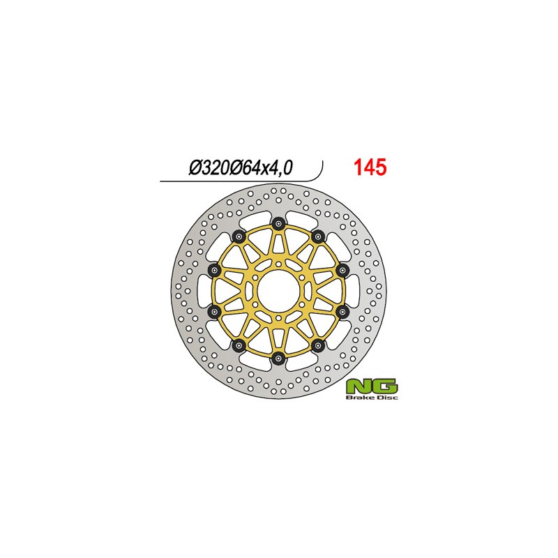 NG TARCZA HAMULCOWA PRZÓD DUCATI 916, BENELLI 750/899/900/1130 (320X64X4) (NA ZAMÓWIENIE)
