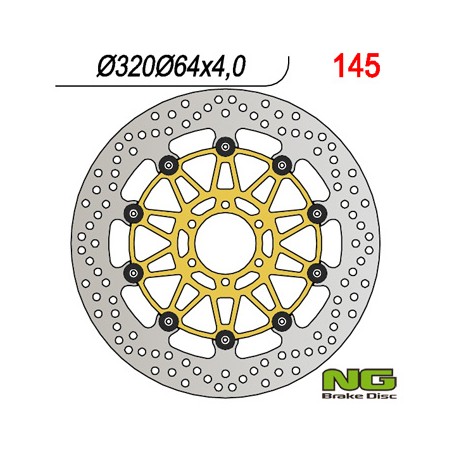 NG TARCZA HAMULCOWA PRZÓD DUCATI 916, BENELLI 750/899/900/1130 (320X64X4) (NA ZAMÓWIENIE)