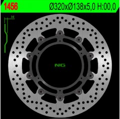 NG TARCZA HAMULCOWA PRZÓD KTM 1050/1190/1290 ADVENTURE '13-'17 (320X138X5MM) (6X6,5MM) PŁYWAJĄCA