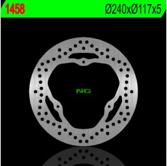 NG TARCZA HAMULCOWA TYŁ YAMAHA X-MAX 125/250 R/ABS '11-'16 (240X117X5) (3X8,5MM)