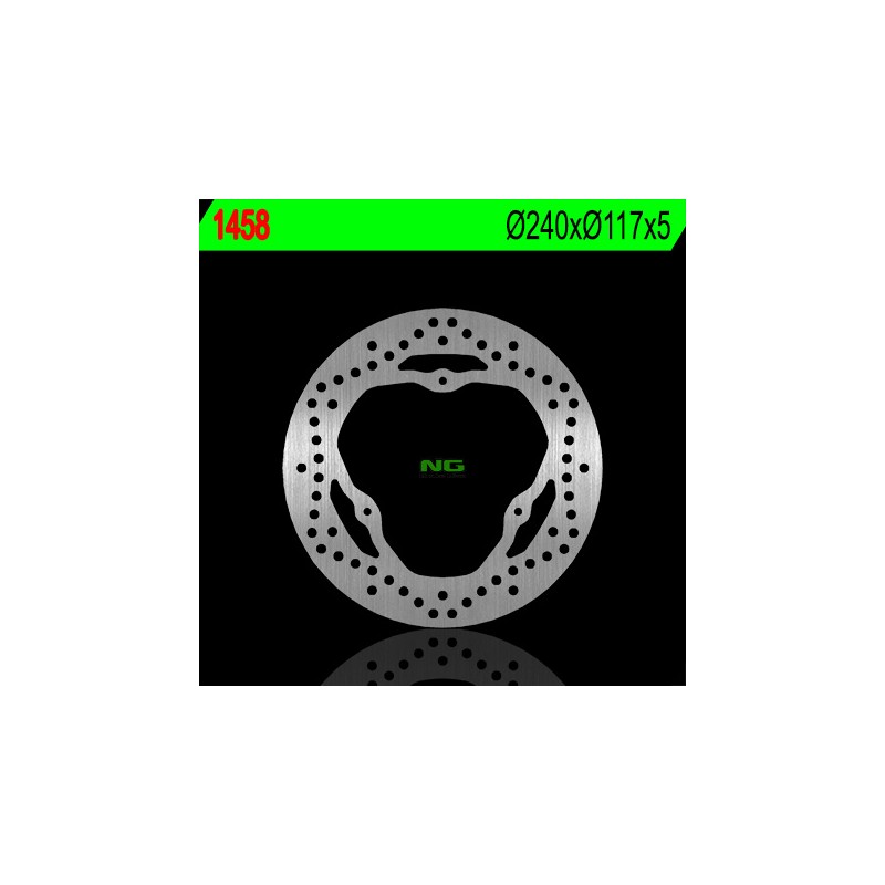 NG TARCZA HAMULCOWA TYŁ YAMAHA X-MAX 125/250 R/ABS '11-'16 (240X117X5) (3X8,5MM)