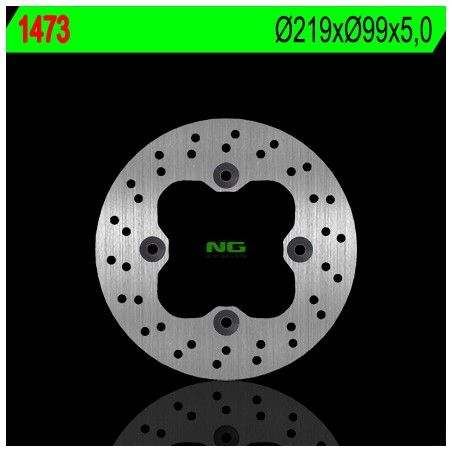 NG TARCZA HAMULCOWA TYŁ POLARIS RANGER 900 '11-'14 (219X99X5) (4X14,3MM)
