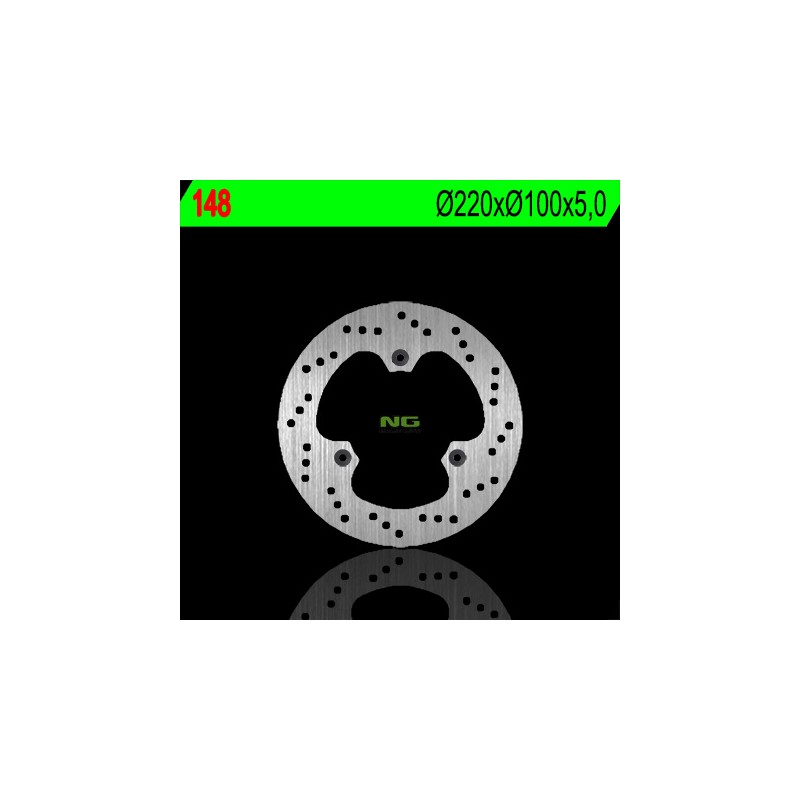 NG TARCZA HAMULCOWA TYŁ KAWASAKI 250 NINJA '08-'13 (220X100X5) (3X10,5MM)