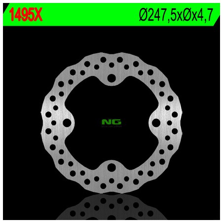 NG TARCZA HAMULCOWA PRZÓD/TYŁ POLARIS RANGER 1000 '14-'15 (247,5X4,7) (4X15,4MM) WAVE