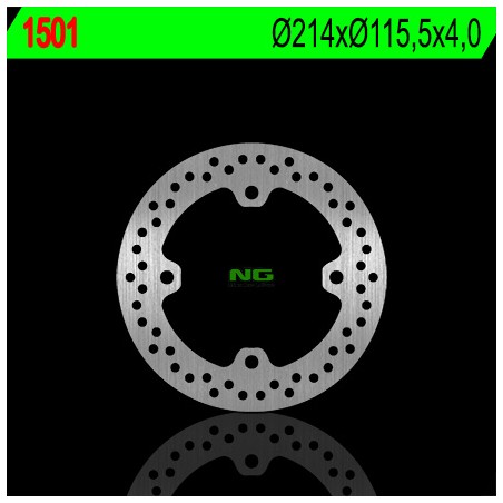 NG TARCZA HAMULCOWA PRZÓD/TYŁ CAN-AM COMMANDER 800/1000 '11-'14, MAVERICK 1000 '13-'14 (241X115,5X4) (4X11,5MM)