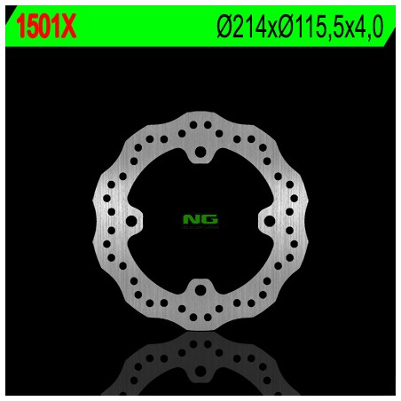 NG TARCZA HAMULCOWA PRZÓD/TYŁ CAN-AM COMMANDER 800/1000 '11-'14, MAVERICK 1000 '13-'14 (241X115,5X4) (4X11,5MM) WAVE