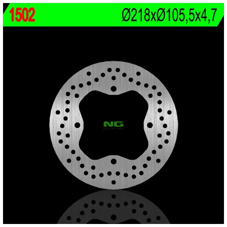 NG TARCZA HAMULCOWA TYŁ POLARIS SPORTSMAN 400/450/500/570/700/800, RANGER 400/500/570/700/800/900 (218X105,5X4,7) (4X10,5MM)