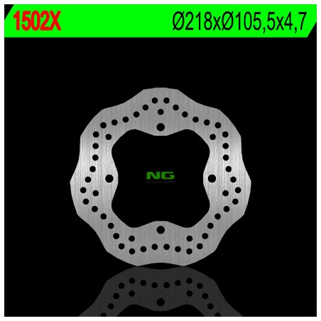 NG TARCZA HAMULCOWA TYŁ POLARIS SPORTSMAN 400/450/500/570/700/800, RANGER 400/500/570/700/800/900 (218X105,5X4,7) (4X10,5MM) WAV