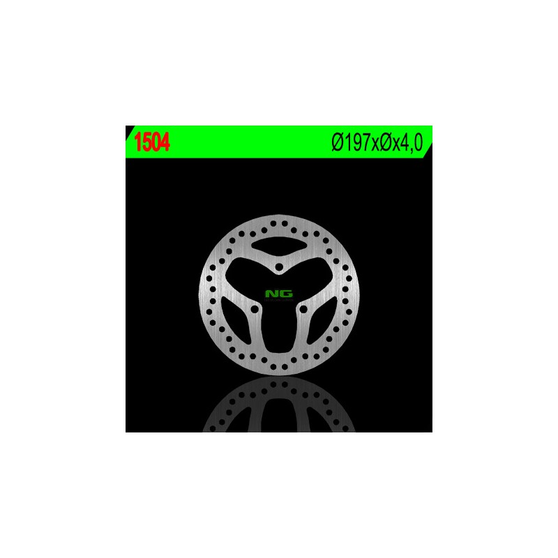 NG TARCZA HAMULCOWA TYŁ CAN-AM 450DS '08-'14 (197X4) (3X10,5MM)