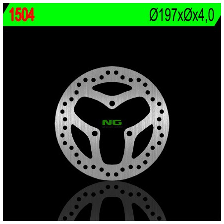 NG TARCZA HAMULCOWA TYŁ CAN-AM 450DS '08-'14 (197X4) (3X10,5MM)