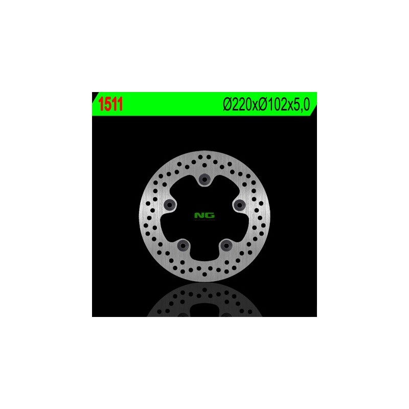 NG TARCZA HAMULCOWA TYŁ YAMAHA YZF R1 '15-'17 (220X102X5) (5X10,5MM)