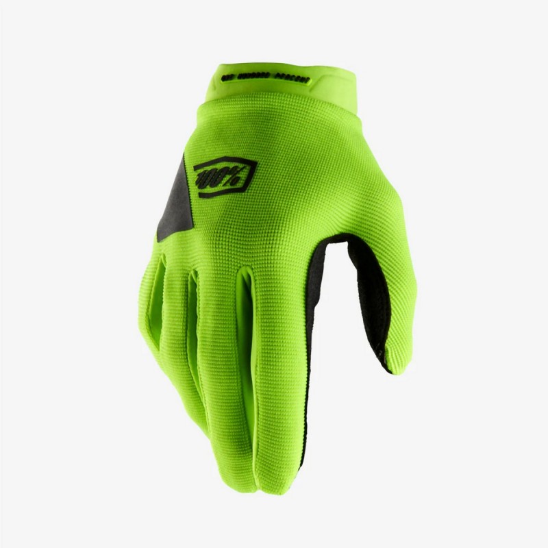 100 PROCENT RĘKAWICE CROSS/ENDURO MODEL RIDECAMP GLOVES FLUO YELLOW KOLOR ŻÓŁTY FLUO/CZARNY ROZMIAR XL