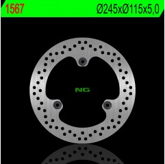 NG TARCZA HAMULCOWA TYŁ YAMAHA X-MAX 125 10-17, X-MAX 250 10-13 (245X115X5,0MM)