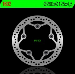 NG TARCZA HAMULCOWA PRZÓD/ TYŁ KYMCO PEOPLE 125 16-17, 300 16-17 (260X125X4,5,MM) (5X8,5MM)