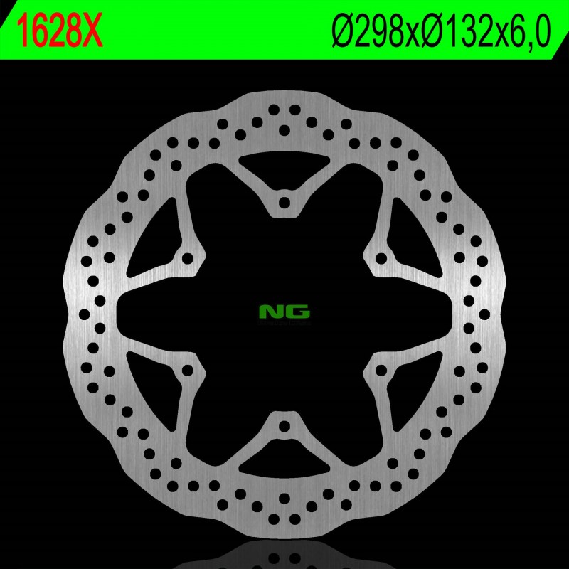 NG TARCZA HAMULCOWA TYŁ YAMAHA XV 950 SPEED IRON 15-18, SCR 950 15-18, XV 950 RACER 15-18 (298X132X6,0MM) (6X8,5MM) WAVE