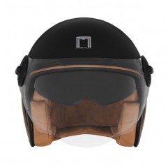 NOX PREMIUM KASK OTWARTY JET HERITAGE LINE KOLOR CZARNY MAT/ZŁOTY ROZMIAR M