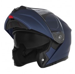 NOX KASK SZCZĘKOWY (FLIP-UP) Z BLENDĄ N968 KOLOR NIEBIESKI MAT ROZMIAR L