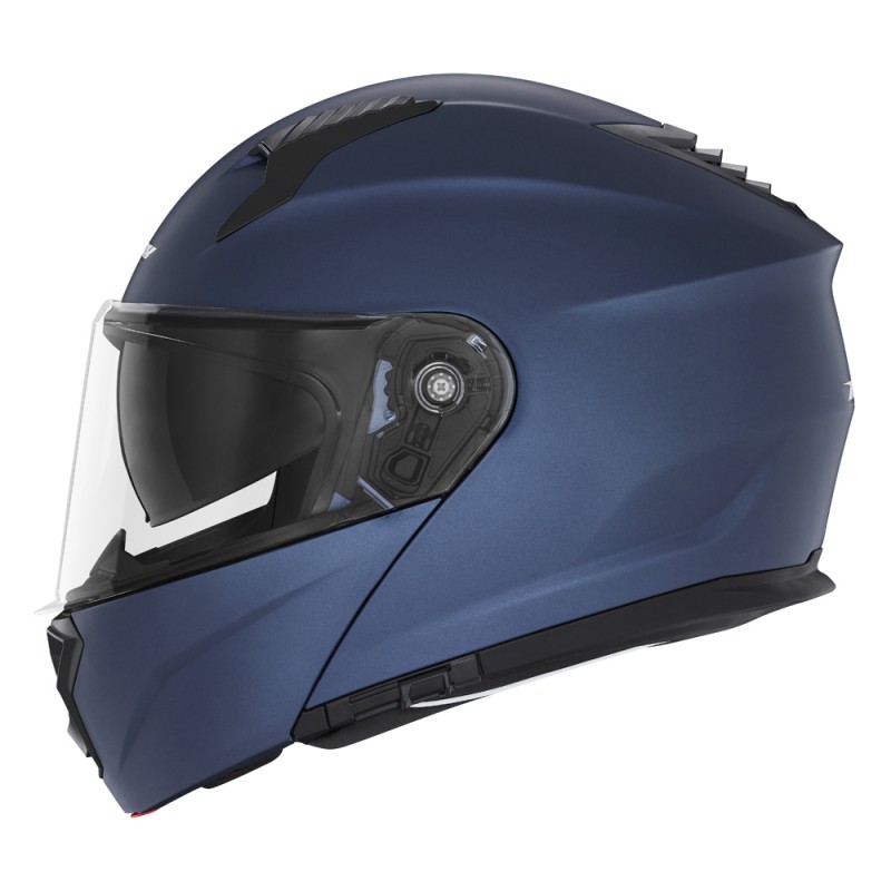 NOX KASK SZCZĘKOWY (FLIP-UP) Z BLENDĄ N968 KOLOR NIEBIESKI MAT ROZMIAR XL