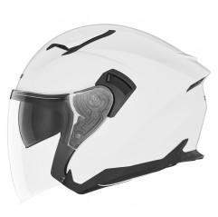 NOX KASK OTWARTY JET Z BLENDĄ N130 SOLID KOLOR BIAŁY POŁYSK ROZMIAR XL