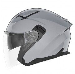 NOX KASK OTWARTY JET Z BLENDĄ N130 SOLID KOLOR SZARY POŁYSK ROZMIAR XL