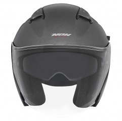 NOX KASK OTWARTY JET Z BLENDĄ N130 SOLID KOLOR TYTANOWY MAT ROZMIAR M