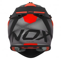 NOX KASK CROSS / OFFROAD N633 FUSION KOLOR CZARNY MAT/CZERWONY ROZMIAR S (ZAPIĘCIE MIKROMETRYCZNE)