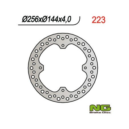 NG TARCZA HAMULCOWA PRZÓD HONDA XR 650L (93-99) (256x144x4)