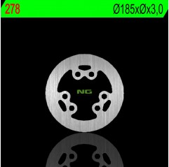NG TARCZA HAMULCOWA PRZÓD SHERCO TRIAL 125/250 00-01, ENDURO 200 00-01 (185MMX3,0MM) (6X15,5MM)