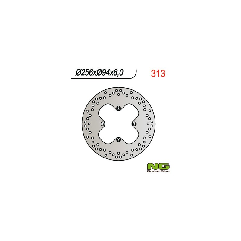 NG TARCZA HAMULCOWA TYŁ HONDA VFR 750 (90-97), VFR 800 (98-02) (256x94x6)