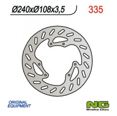 NG TARCZA HAMULCOWA PRZÓD DERBI 50 SENDA R/R-RACER/X-TREME/X-RACE '00-'09 (240x108x3,5)