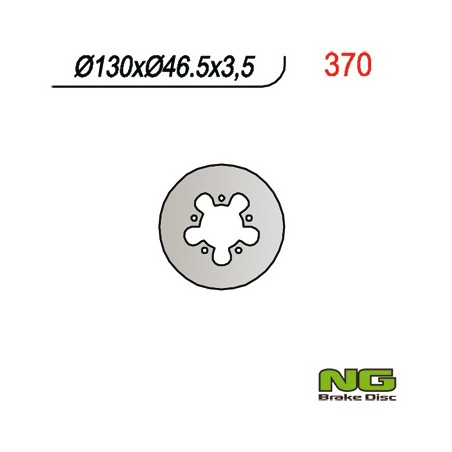 NG TARCZA HAMULCOWA TYŁ GAS GAS TXT 125-321 (130x46x3,5)