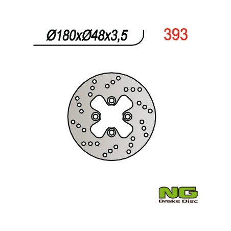 NG TARCZA HAMULCOWA PRZÓD SKUTERY YAMAHA/ MBK (180x48x3,5)