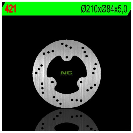 NG TARCZA HAMULCOWA TYŁ YAMAHA SZR 660 '95-'01, FZR 400 '87-'92 (210X84X5) (3X8,5MM)