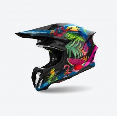 AIROH (2024) KASK CROSS / ENDURO / ATV / QUAD TWIST 3 AMAZONIA KOLOR CZARNY/ZIELONY/CZERWONY ROZMIAR M