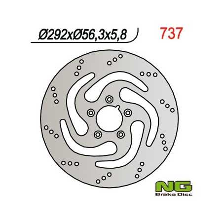 NG TARCZA HAMULCOWA TYŁ HARLEY-DAVIDSON,,