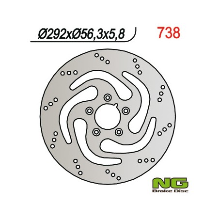 NG TARCZA HAMULCOWA TYŁ HARLEY-DAVIDSON