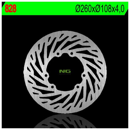 NG TARCZA HAMULCOWA PRZÓD RIEJU 50/125/250 YAMAHA XT 125X 05-09, DT 50 SM 05-07, DT 50X 03-06 (260x108x4)