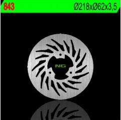 NG TARCZA HAMULCOWA TYŁ APRILIA 5011, DERBI 50/125 (218X62X3,5) (3X10,5MM)