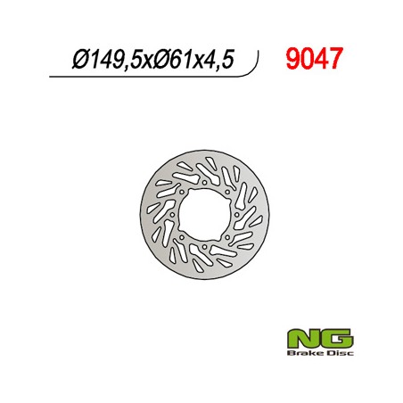 NG TARCZA HAMULCOWA POLARIS 400/500 '01-'02 (TURBINA)