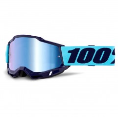 100 PROCENT GOGLE MODEL ACCURI 2 VAULTER - MIRROR BLUE LENS KOLOR NIEBIESKI/GRANATOWY SZYBA NIEBIESKIE LUSTRO