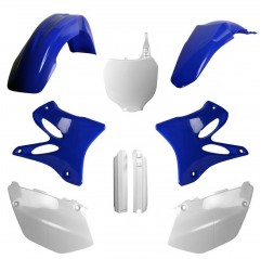 POLISPORT KOMPLET PLASTIKÓW (FULL KIT) YAMAHA YZ 125/250 '02-'04 W ZESTAWIE TABLICA PRZEDNIA (8658000001) I OSŁONY AMORTYZARORÓW