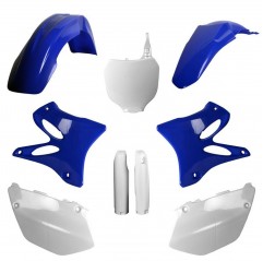 POLISPORT KOMPLET PLASTIKÓW (FULL KIT) YAMAHA YZ 125/250 '05 W ZESTAWIE TABLICA PRZEDNIA (8658000001) I OSŁONY AMORTYZARORÓW (83