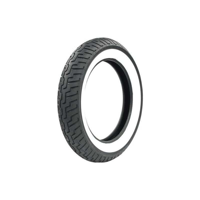 DUNLOP OPONA 130/90-16 D404 67H TT PRZÓD WWW BIAŁY BOK DOT 08/2024