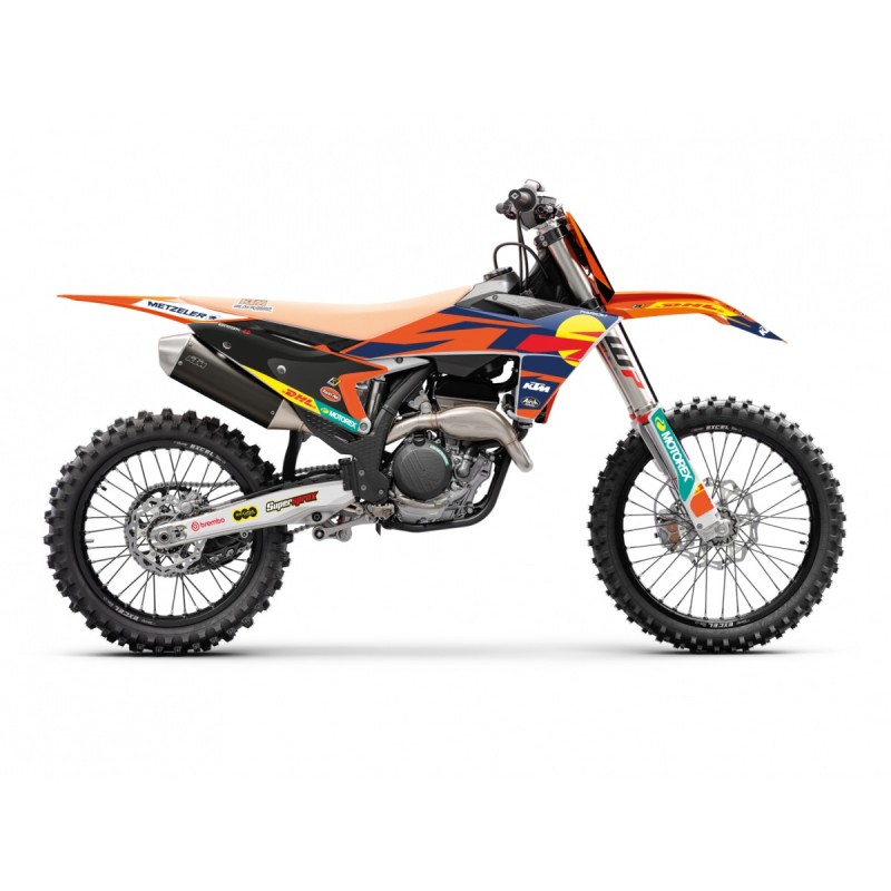 BLACKBIRD KOMPLET NAKLEJEK (OKLEIN) KTM SX/SX-F '23, EXC/EXC-F '24 REPLICA KTM FACTORY 23